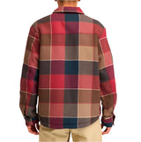 Timberland Mens High Pile Fleece Lined Plaid Overshirt