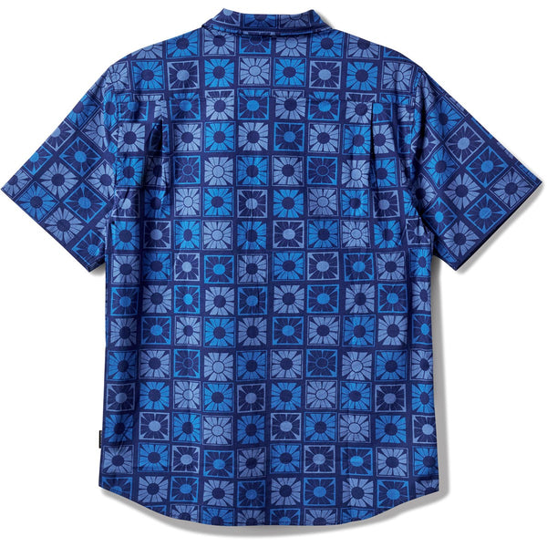 Quiksilver Mens Freedom Mini Classic Woven Short Sleeve Button Down Shirt