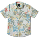 Quiksilver Mens Blueweed Classic Short Sleeve Woven Button Down Shirt