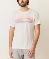 Marine Layer Mens Air Crew Graphic Short Sleeve T-Shirt