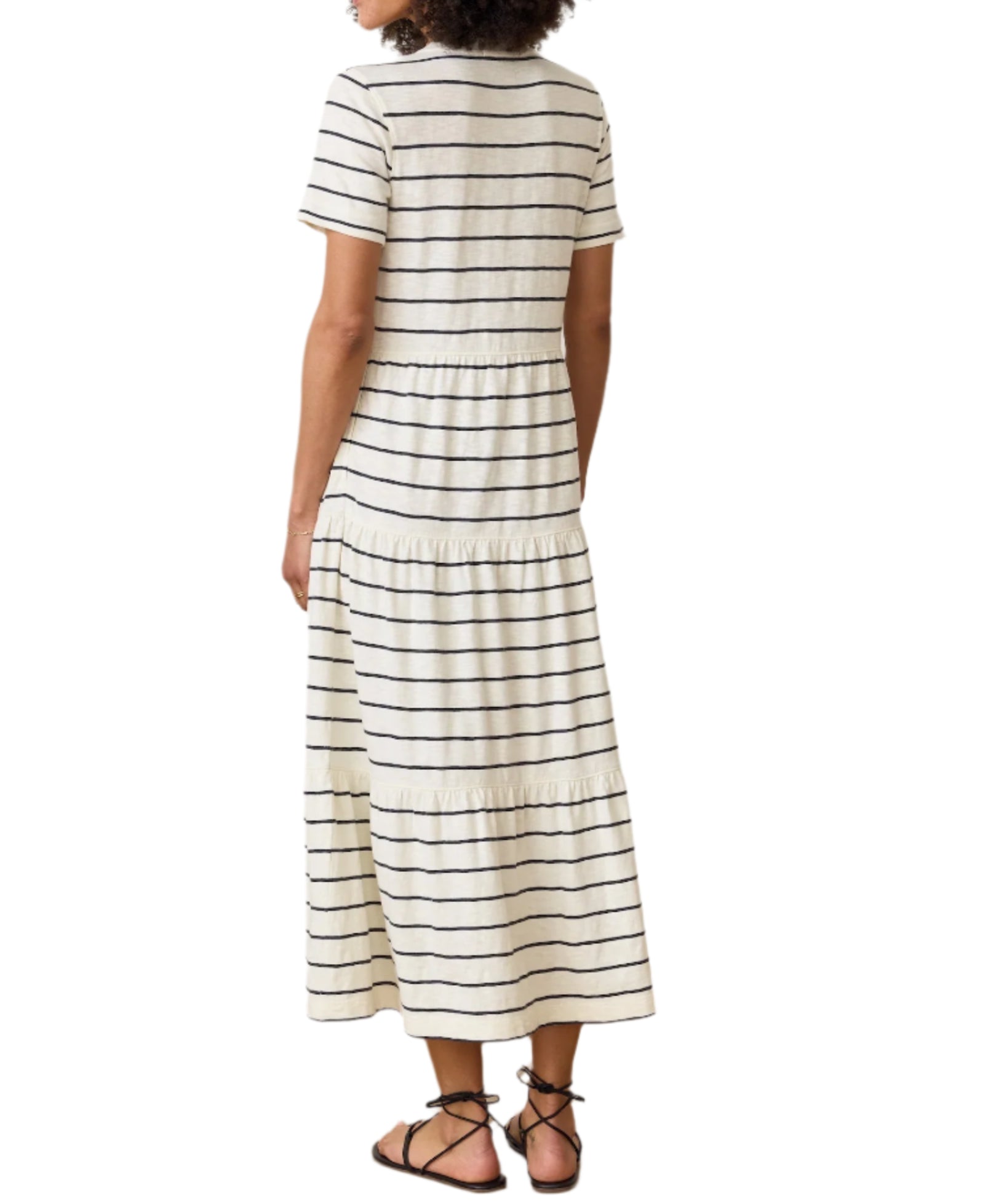 Marine Layer Womens Sadie Vintage Slub Midi Dress