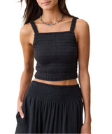 Marine Layer Womens Lila Double Cloth Tank Top