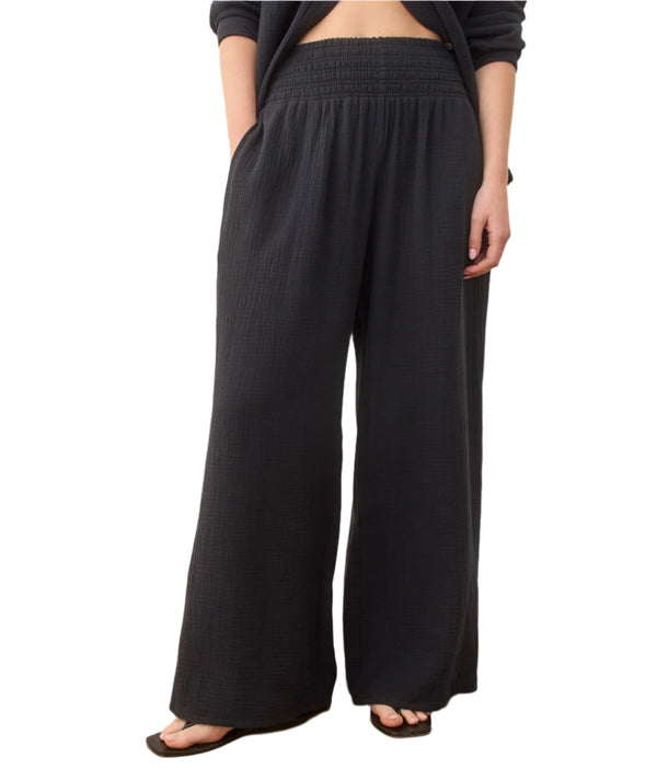 Marine Layer Womens Sophia Double Cloth Palazzo Pants