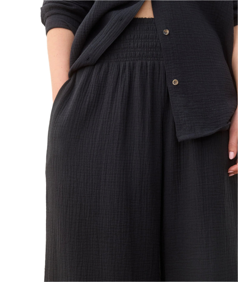 Marine Layer Womens Sophia Double Cloth Palazzo Pants