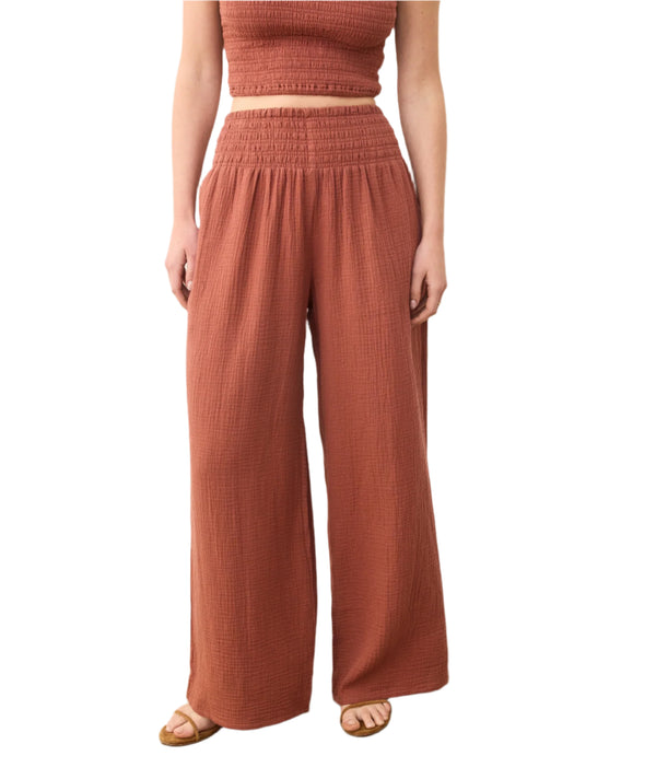 Marine Layer Womens Sophia Double Cloth Palazzo Pant