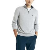 Nautica Navtech Quarter Zip Cotton Sweater