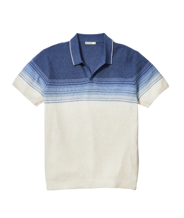 Marine Layer Mens Greyson Sweater Short Sleeve Sweater Polo
