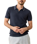 Marine Layer Mens Greyson Sweater Short Sleeve Sweater Polo