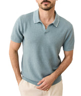 Marine Layer Mens Greyson Sweater Short Sleeve Sweater Polo