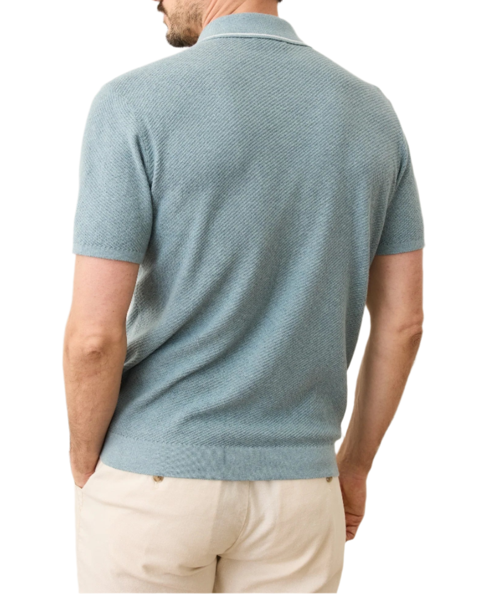 Marine Layer Mens Greyson Sweater Short Sleeve Sweater Polo