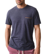 Marine Layer Mens Signature Embroidered Pocket Short Sleeve T-Shirt