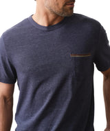 Marine Layer Mens Signature Embroidered Pocket Short Sleeve T-Shirt