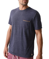 Marine Layer Mens Signature Embroidered Pocket Short Sleeve T-Shirt
