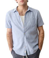 Marine Layer Mens Better-Than-Linen Short Sleeve Shirt
