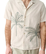 Marine Layer Mens Embroidered Resort Shirt