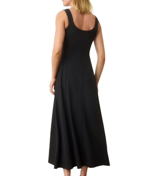Marine Layer Womens Lexi Rib Sun-In Fit & Flare Dress