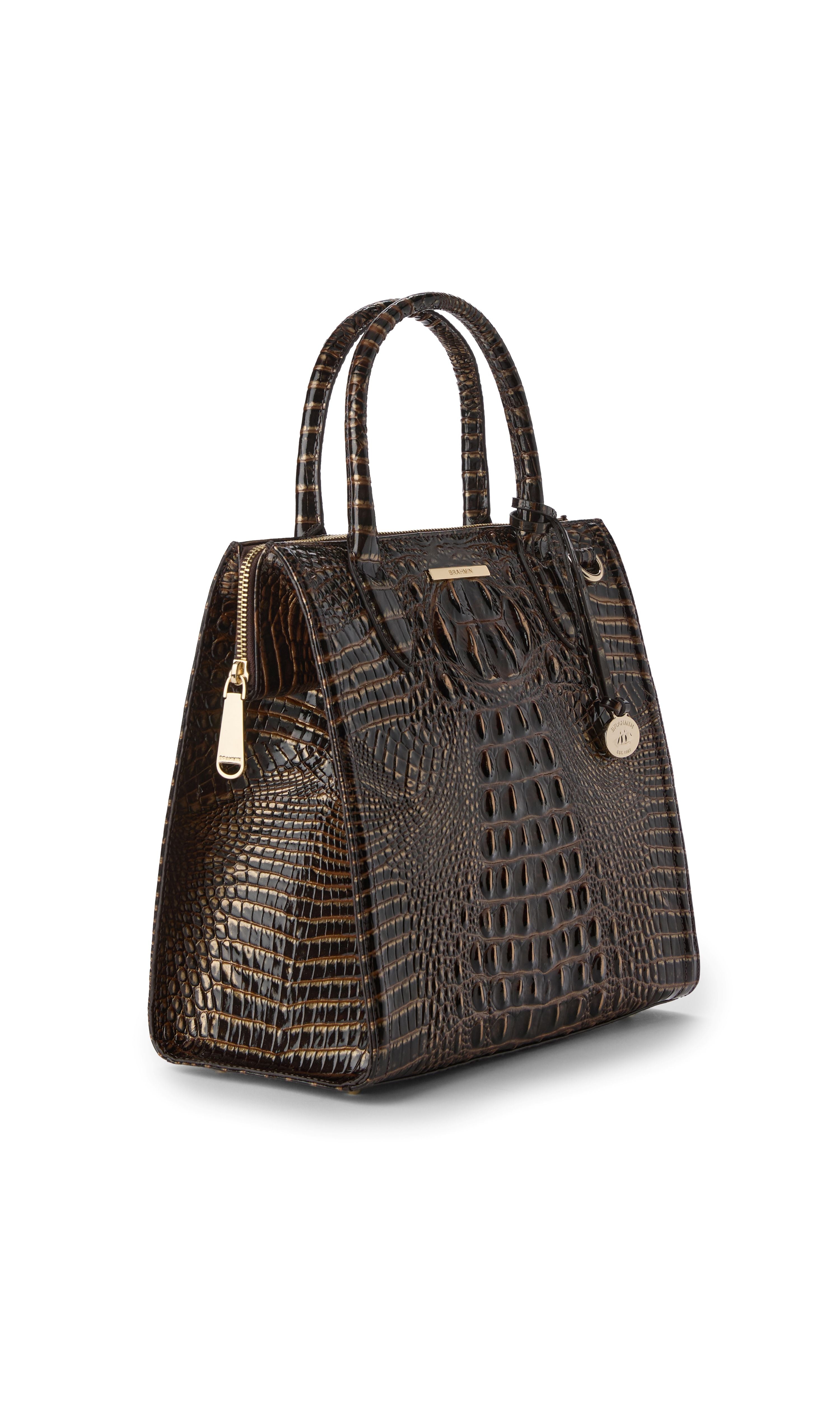 BRAHMIN Caroline Satchel Handbag