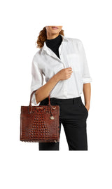 BRAHMIN Caroline Satchel Handbag