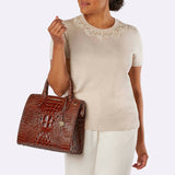 BRAHMIN Caroline Satchel Handbag