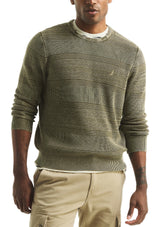 Nautica Mens Stonewashed Crewneck Sweater