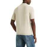 Nautica Mens Textured Short Sleeve Polo Shirt
