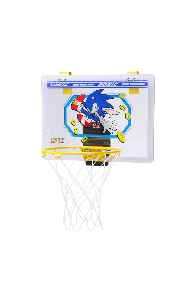 SAKAR Sonic The Hedgehog Over-The-Door Basketball Hoop