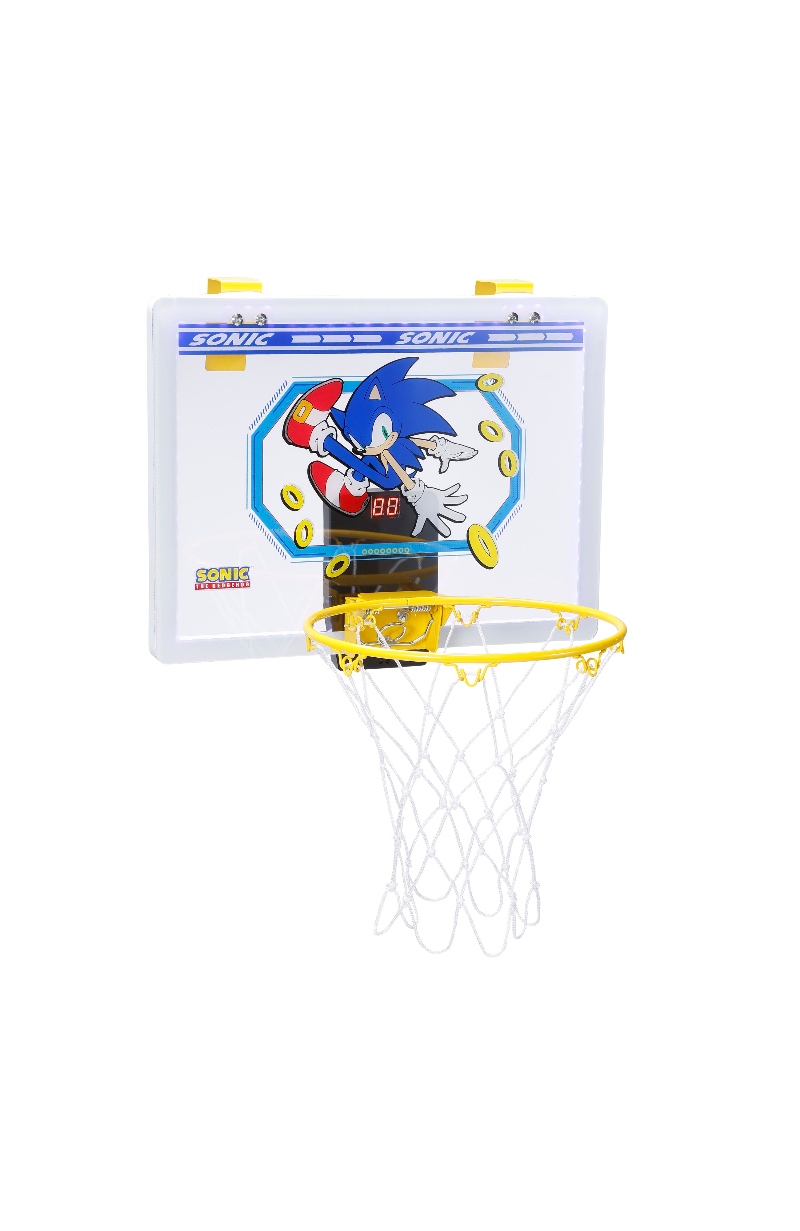 SAKAR Sonic The Hedgehog Over-The-Door Basketball Hoop