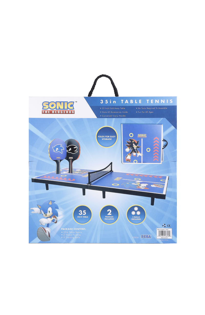 Sakard Sonic The Hedgehog Tabletop Ping Pong Set