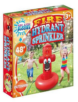 Splash Buddies Fire Hydrant Inflatable Sprinkler Toy