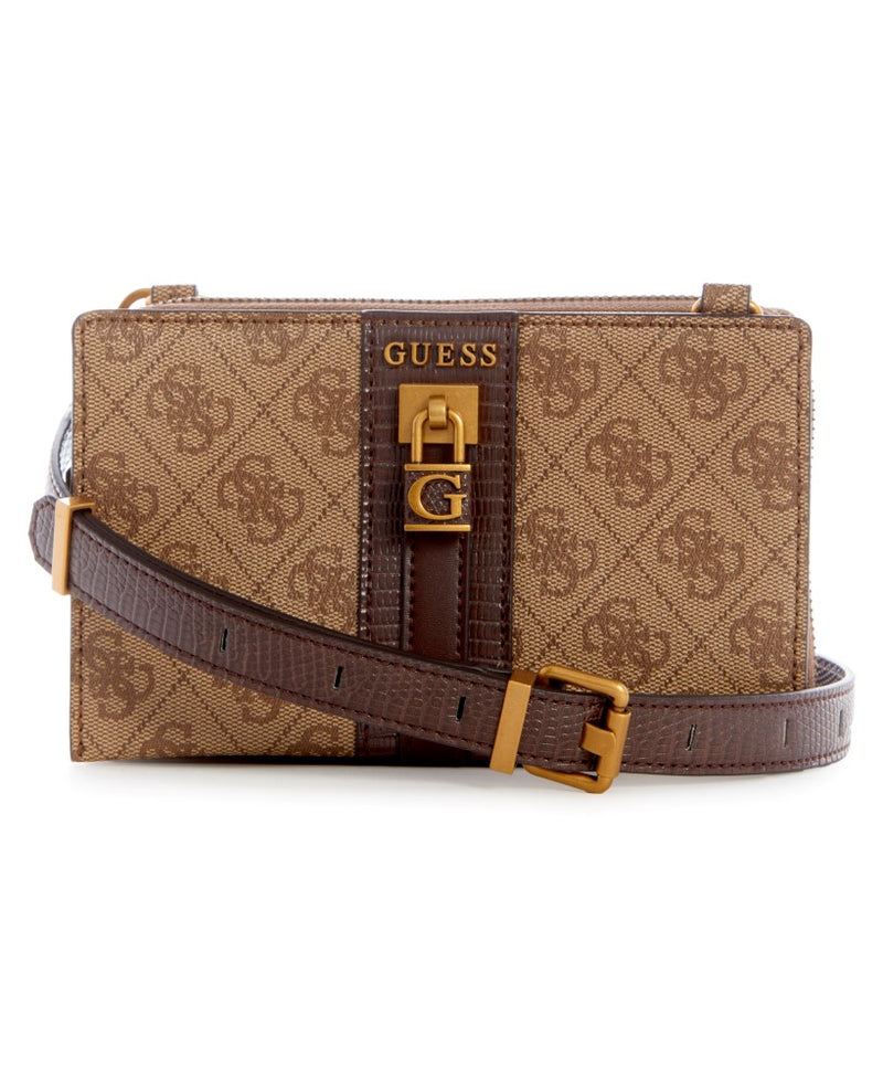 GUESS Ginevra Logo Mini Girlfriend Crossbody Handbag
