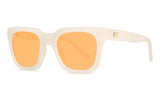 Knockaround Orange Dreamsicle Songbirds Glossy Orange Cream Frame - Tangelo Lens - Polarized Sunglasses