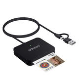 Adesso SCR-400 USB-C Desktop Smart Card Reader