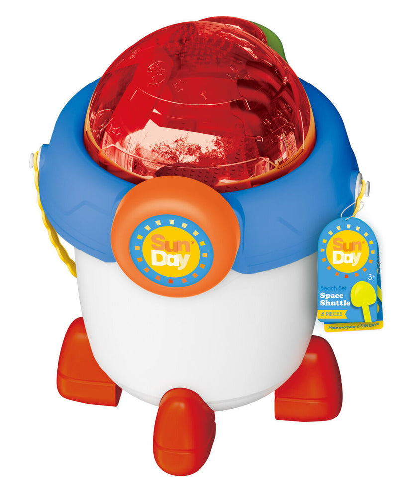 Sun Day Rocket Ship Beach Toy Set