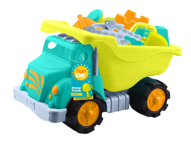 Sun Day Dump Truck Beach Toy Set