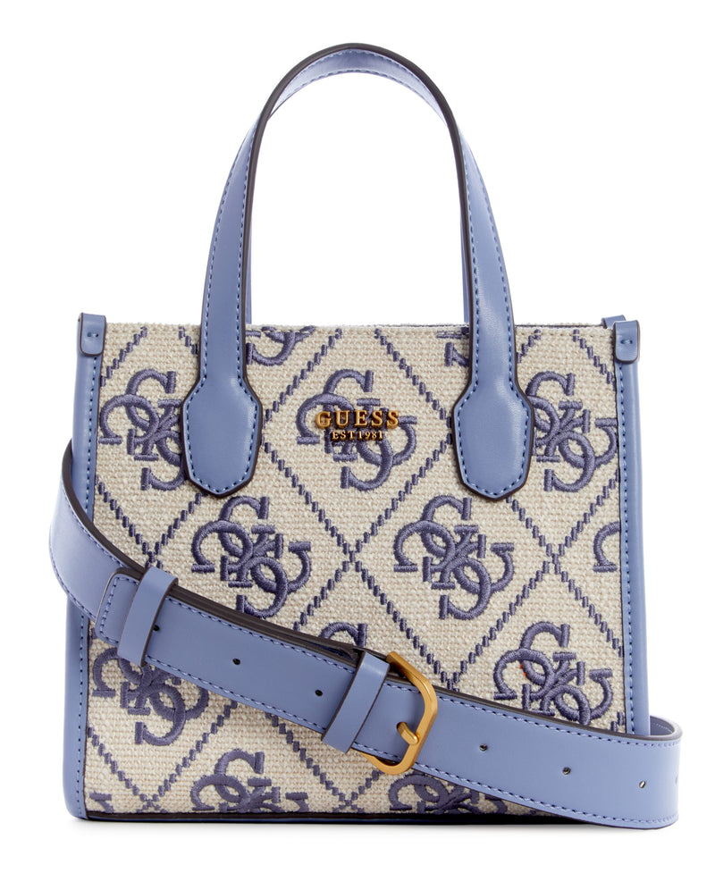 Guess Silvana Two-compartment Tote in Metallic Guess Silvana Two-compartment Tote in Metallic
