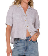 Velvet Heart Womens Selena Black Stripe Shirt