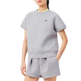 Lacoste Womens Regular Fit Short Sleeve Sweatshirt