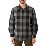 Smith’s Workwear Mens Buffalo Check Long Sleeve Flannel Shirt