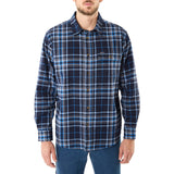 Smith’s Workwear Mens Plaid Long Sleeve Flannel Shirt
