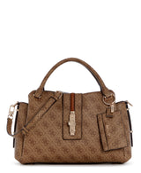 GUESS Yvonne Logo Girlfriend Satchel Handbag
