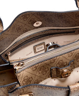 GUESS Yvonne Logo Girlfriend Satchel Handbag
