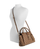 GUESS Yvonne Logo Girlfriend Satchel Handbag