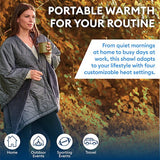 TheraHaus Therapedic 50X66 Home Solutions Outdoor Heated Shawl