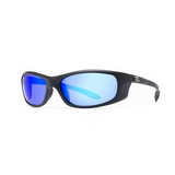 Calcutta San Jose Matte Black Frames - Blue Mirror Lens - Polarized Sunglasses
