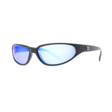 Calcutta Sitka Matte Black Frames - Blue Mirror Lens - Polarized Sunglasses