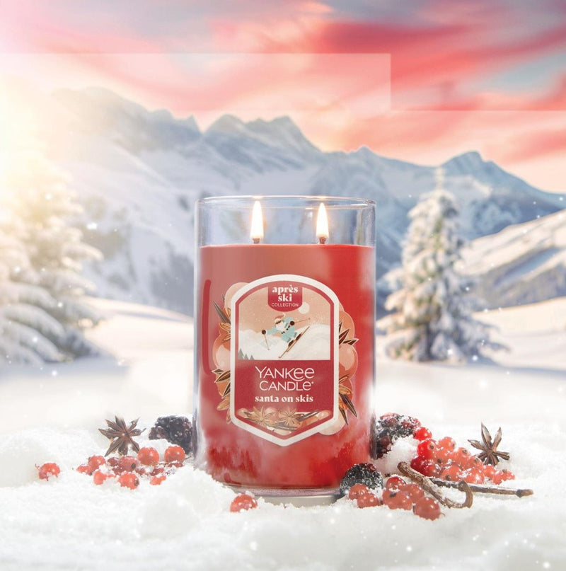 Yankee Candle Signature Large Tumbler Candle - Santa On Ski