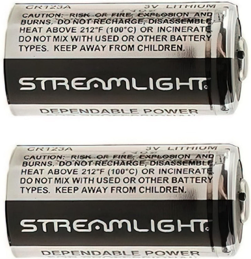 Streamlight 3V CR123A Lithium Batteries - 12 Pack