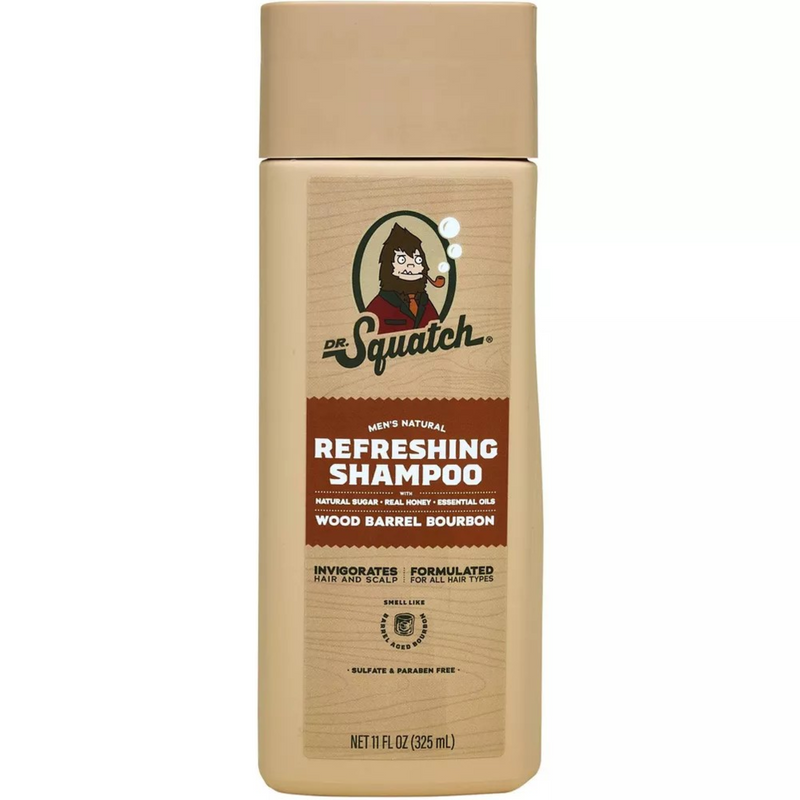 Dr. Squatch Wood Barrel Bourbon Shampoo - 11 oz.
