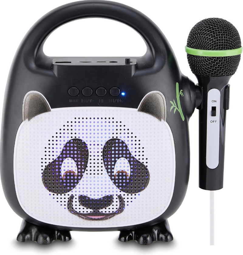 Singimals Panda Kids Karaoke Speaker with Microphone