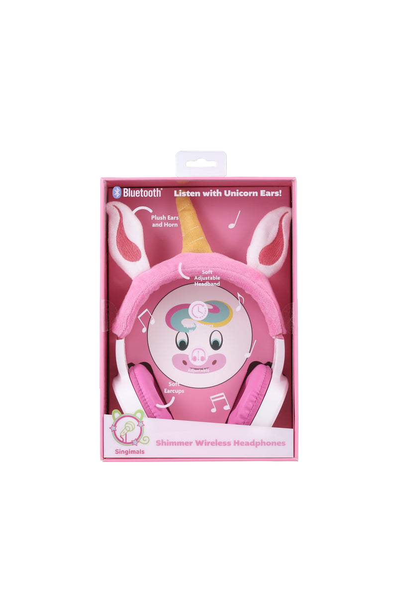 Sakar Unicorn Singimals Bluetooth Headphones
